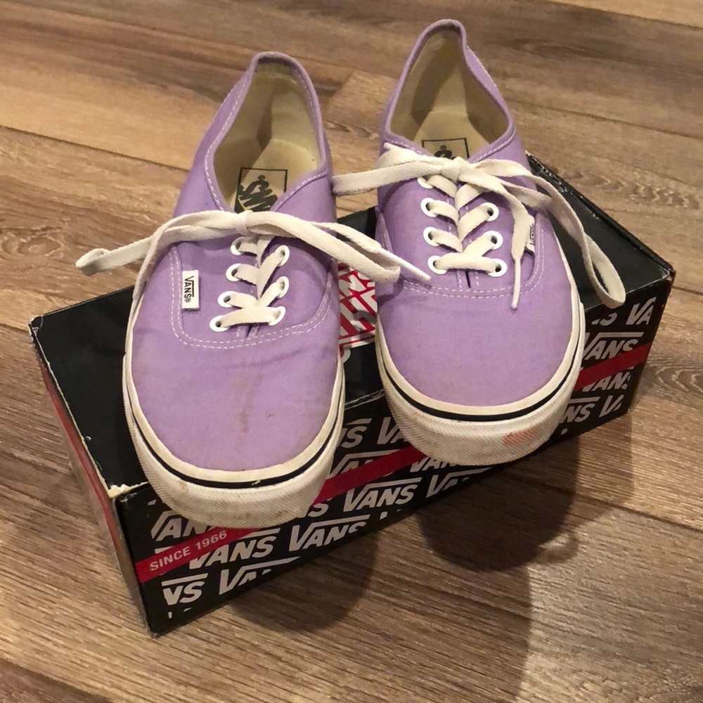Barely Worn Purple Vans Women’s SZ 7